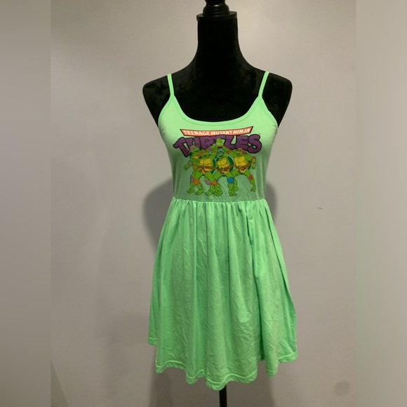 90s Ninja turtle dress Size M - Picture 1 of 3